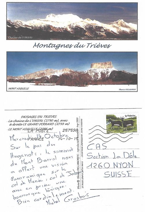 CartePostale Michel Grosbois