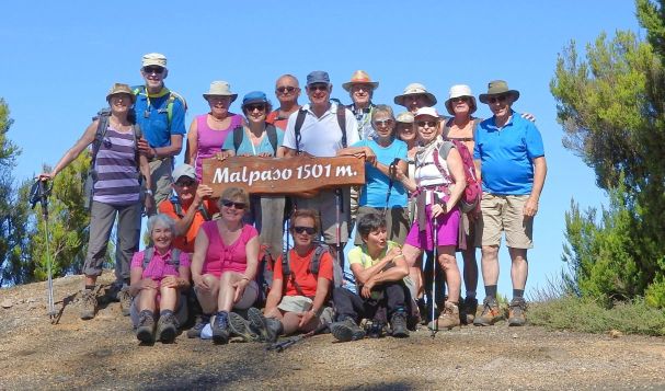Le groupe à El Hierro